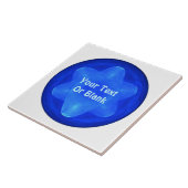 Carreau Fractal Bluestar (Côté)