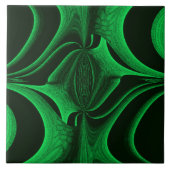 Carreau Fractal Chasseur vert (Devant)