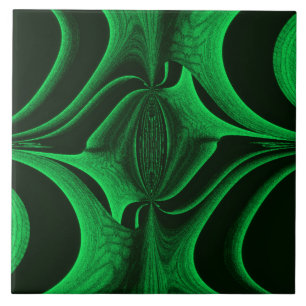 Carreau Fractal Chasseur vert