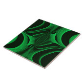 Carreau Fractal Chasseur vert (Côté)