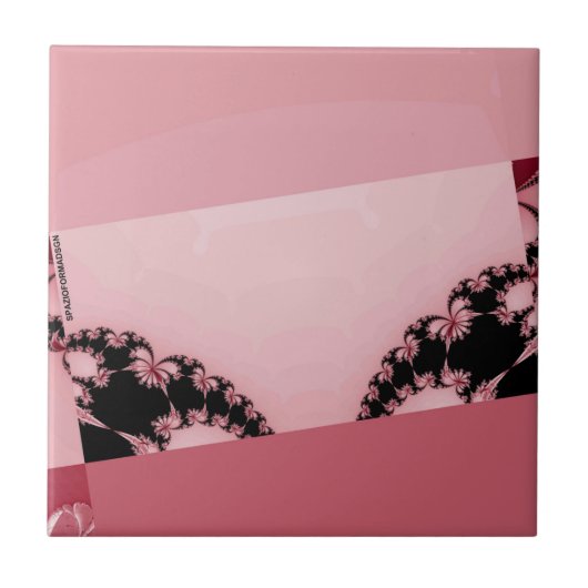 Carreau Fractal Garden crémeux (Devant)