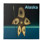 Carreau Fractal Inuit Hunter (Devant)