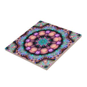 Carreau Fractal Mandala Floral Psychedelic
