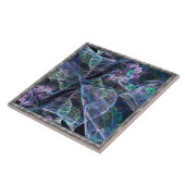 Carreau Fractal multicouleur (Côté)