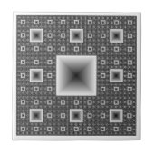 Carreau Fractale de tapis de Sierpiński (Devant)