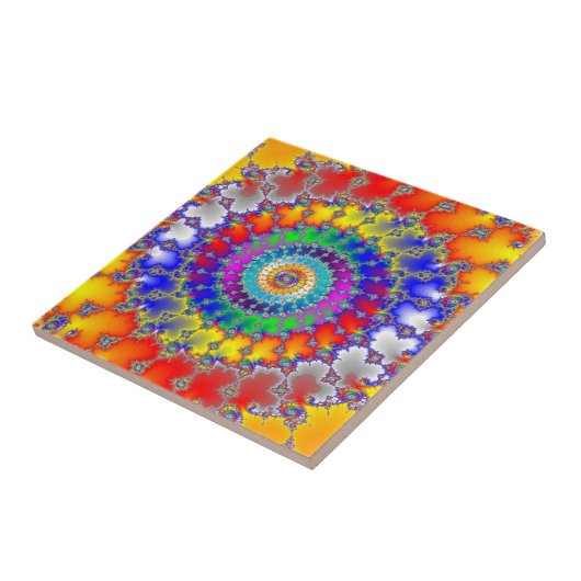 Carreau Fractale psychédélique (Côté)
