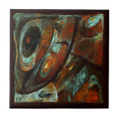 Carreau Fractionner l'art Abstrait (Devant)