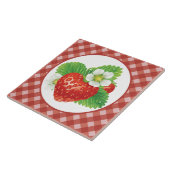 Carreau Fraise de cuisine à plat de campagne (Côté)