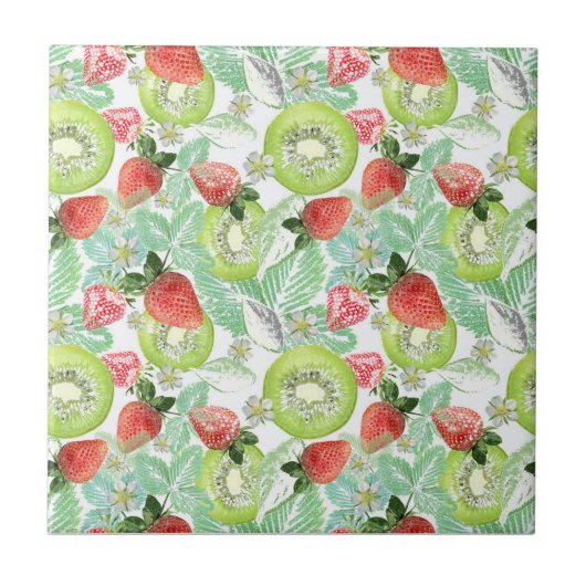Carreau Fraise et kiwi. (Devant)