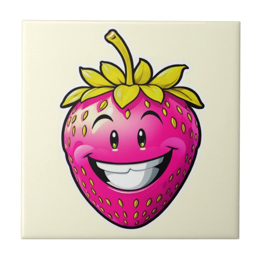 Carreau Fraise rose (Devant)