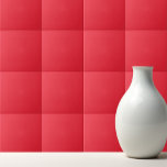 Carreau Fraise solide rouge<br><div class="desc">Design rouge fraise couleur solide.</div>