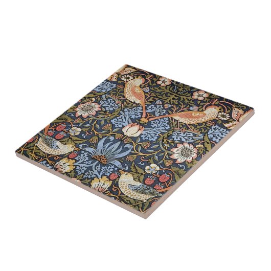 Carreau Fraise Thief Oiseaux William Morris (Côté)