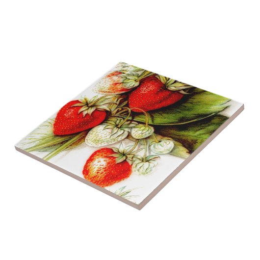 Carreau fraise vintage (Côté)