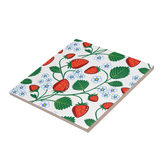 Carreau Fraises d'Emma Janeway (Côté)