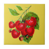 Carreau Fraises rouges juteuses (Devant)