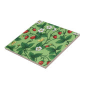 Carreau Fraises sauvages rouge/jaune/vert/ (Côté)