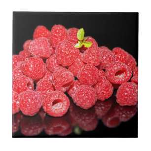 Carreau framboise, nourriture, fruit, baie, mûr, frais,
