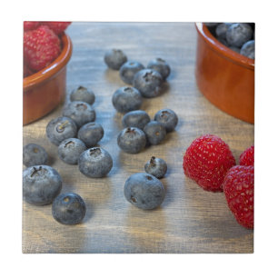 Carreau Framboises et bleuets