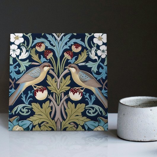 Carreau Framboises William Morris Art nouveau Cera