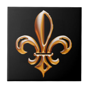Carreau Français Golden Fleur de Lis