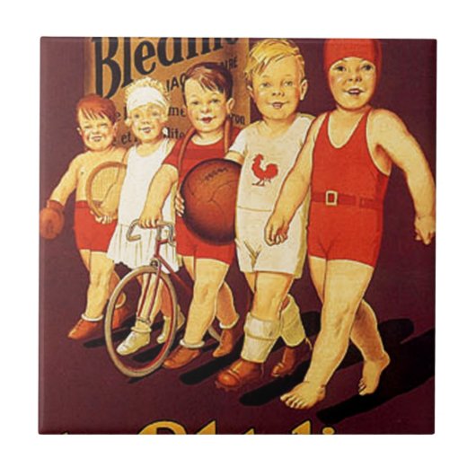 Carreau Français vintage, bledine de La (Devant)