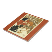 Carreau Français vintage de publicité de Compagnie (Côté)