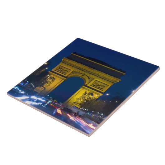 Carreau France, Paris. L'Arc de Triomphe et le (Côté)