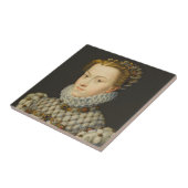 Carreau Francois Clouet - Elisabeth d'Autriche (Côté)