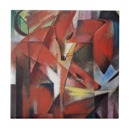 Carreau Franz Marc - Les Renards, 1913 (Devant)