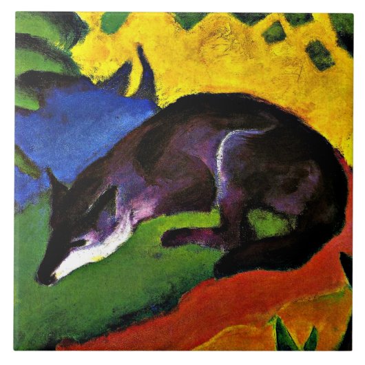 Carreau Franz Marc - Renard bleu (Devant)