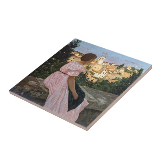 Carreau Frederic Bazille - La robe rose (Côté)