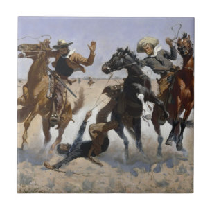 Carreau Frederic Remington - Aider un camarade
