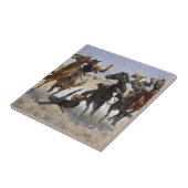 Carreau Frederic Remington - Aider un camarade (Côté)