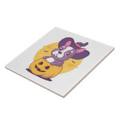 Carreau Frenchie Halloween (Côté)