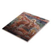 Carreau Fresques de l'église serbe du XIVe siècle, (Côté)
