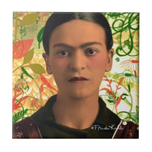 Carreau Frida Kahlo Reflejando (Devant)