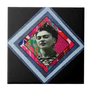 Carreau Frida Kahlo Retro Denim Diamond