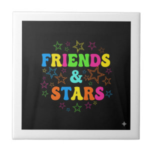 Carreau Friends & Stars, t-shirt design.