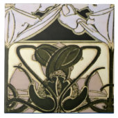 Carreau Frieze florale Art nouveau par Mucha (Devant)