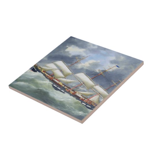 Carreau Frigate Atalanta 1885 (Côté)