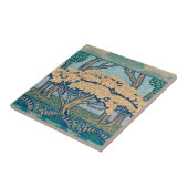 Carreau Frise d'arbre de mai, conçue par la grue 1896 de (Côté)