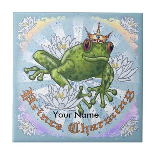 Carreau Frog Prince Charming tile (Devant)