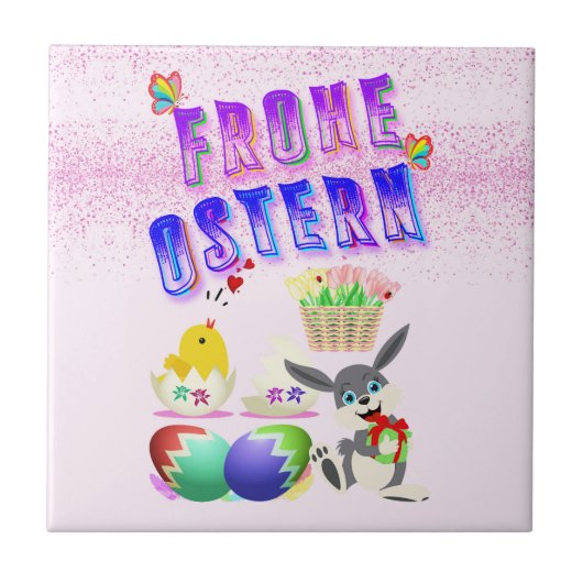 Carreau Frohe Ostern (Devant)