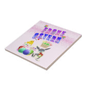 Carreau Frohe Ostern (Côté)