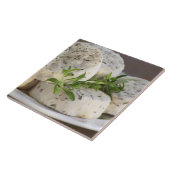 Carreau Fromage de chèvre français - chèvre - avec des her (Côté)