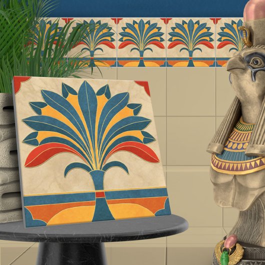 Carreau Frontière Art déco égyptienne