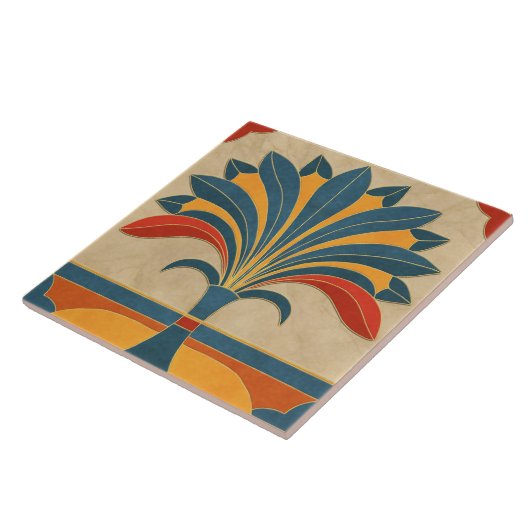 Carreau Frontière Art déco égyptienne (Côté)