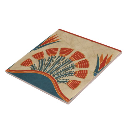 Carreau Frontière Art déco égyptienne (Côté)