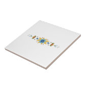 Carreau Frontière florale scandinave (Côté)