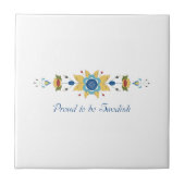 Carreau Frontière florale scandinave (Devant)